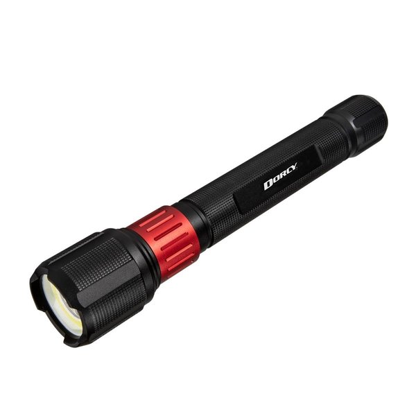 Dorcy 2000 Lumen USB Rechargeable Flashlight with Powerbank, Black 460121